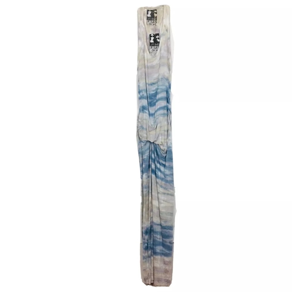Young Fabulous Broke Hamptons Maxi Tie Die  Dress - Picture 2 of 8